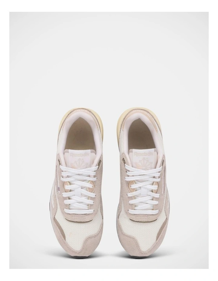 Classic Nylon 89 Sneakers In Beige image 3