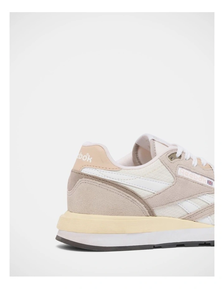 Classic Nylon 89 Sneakers In Beige image 4