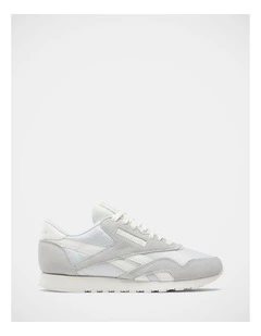 Classic Nylon Sneakers In Beige