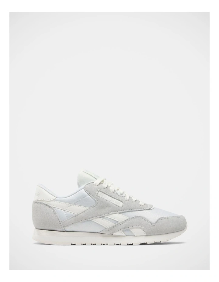 Classic Nylon Sneakers In Beige image 1