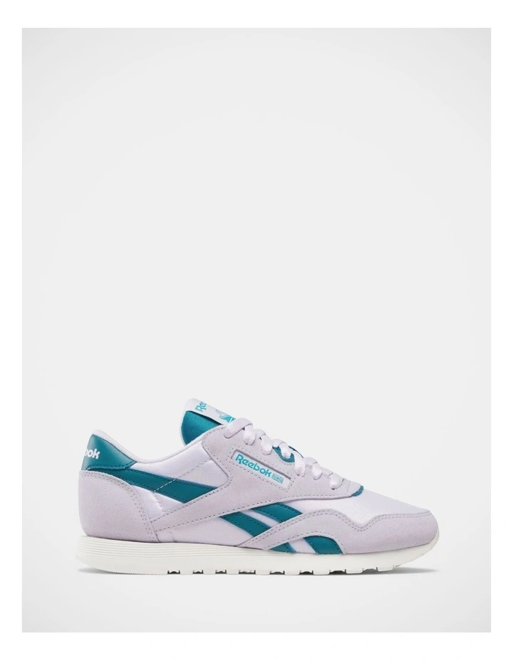 Classic Nylon Sneakers In Lilac image 1
