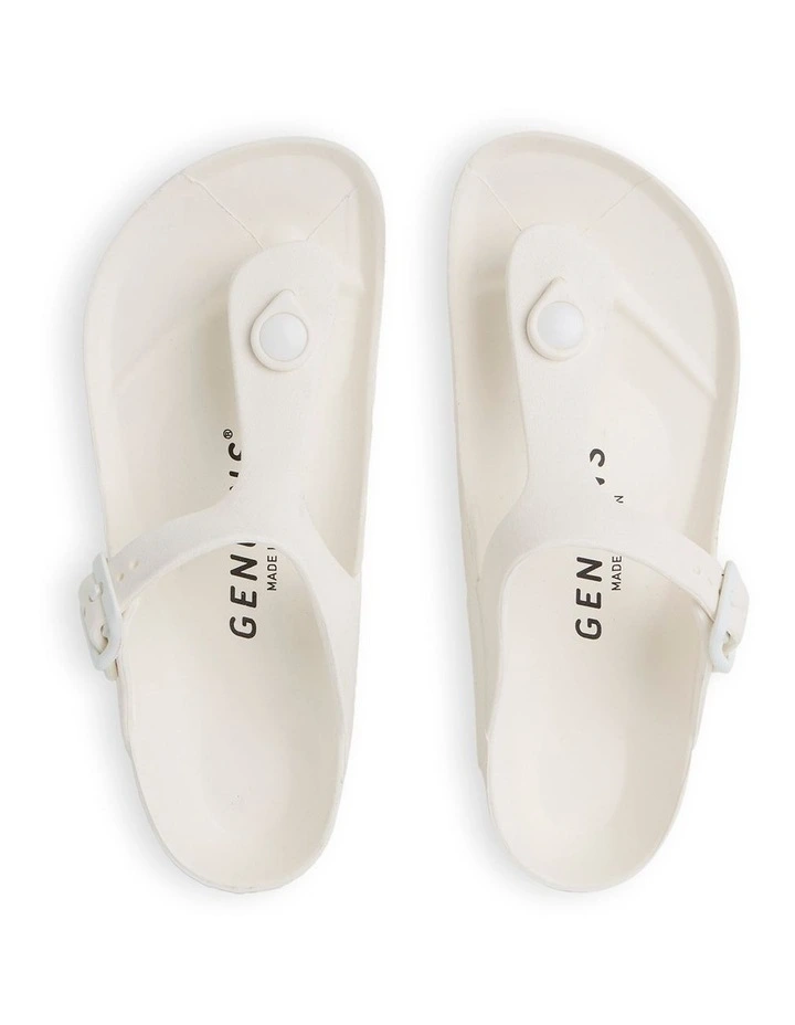 Menorca Thongs in White image 2