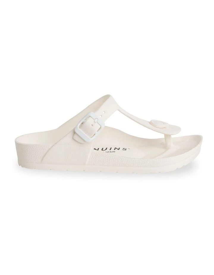 Menorca Thongs in White image 3