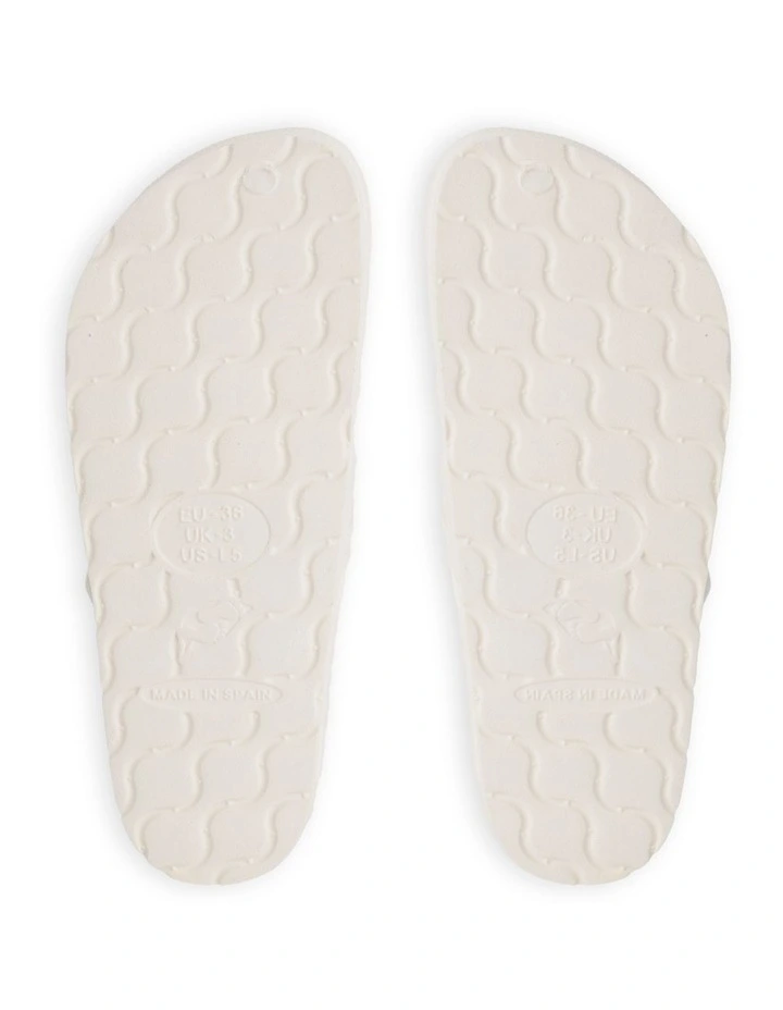 Menorca Thongs in White image 5