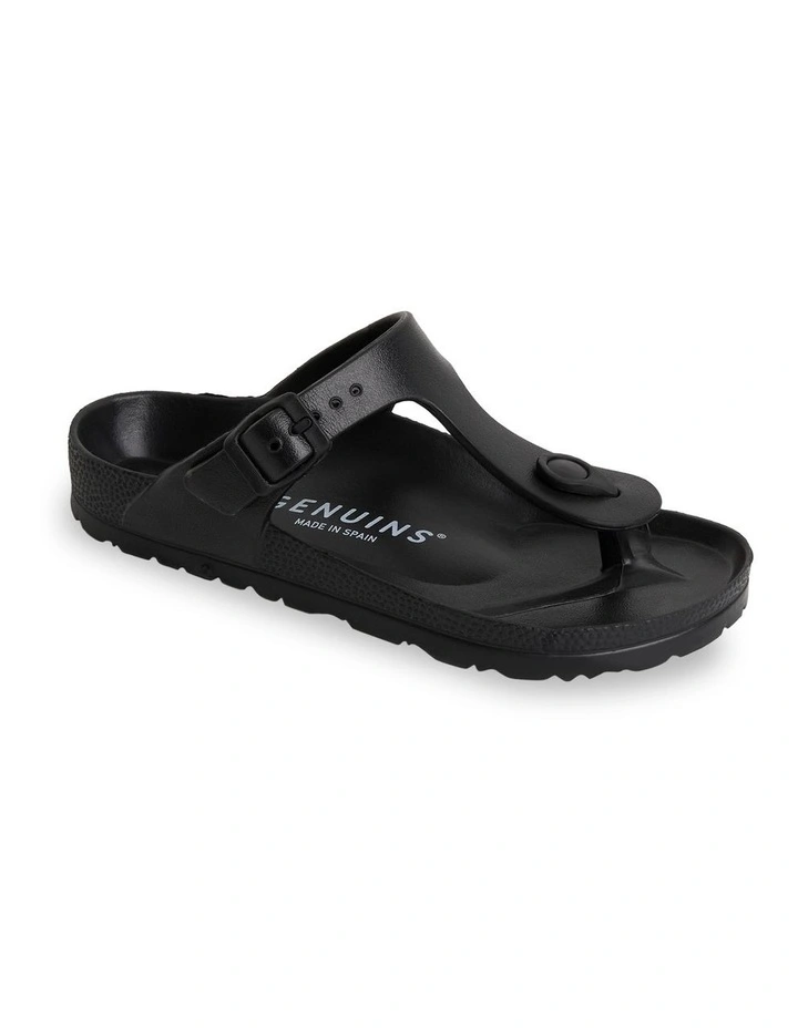 Menorca Thongs in Black image 1