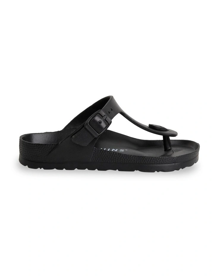 Menorca Thongs in Black image 3