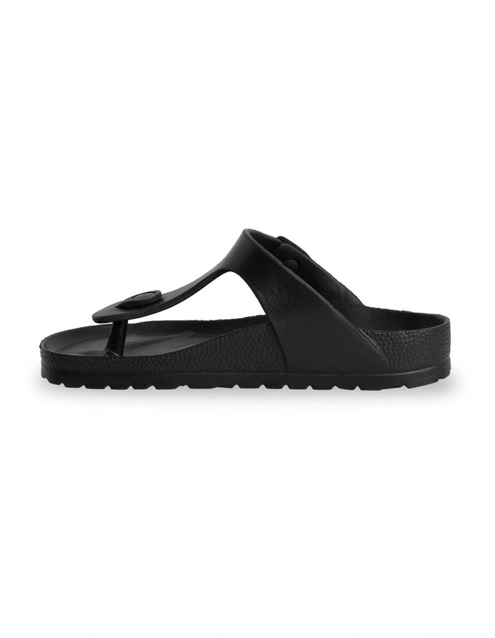 Menorca Thongs in Black image 4