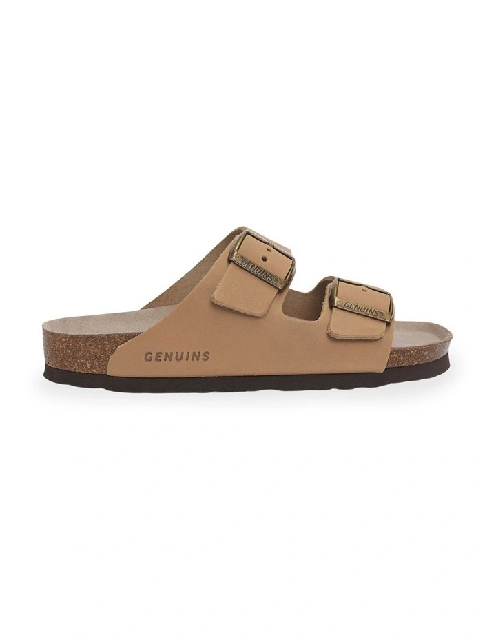 Hawaii Oiled Leather Slides in Tobacco image 2