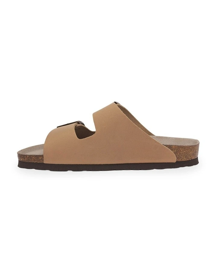 Hawaii Oiled Leather Slides in Tobacco image 3