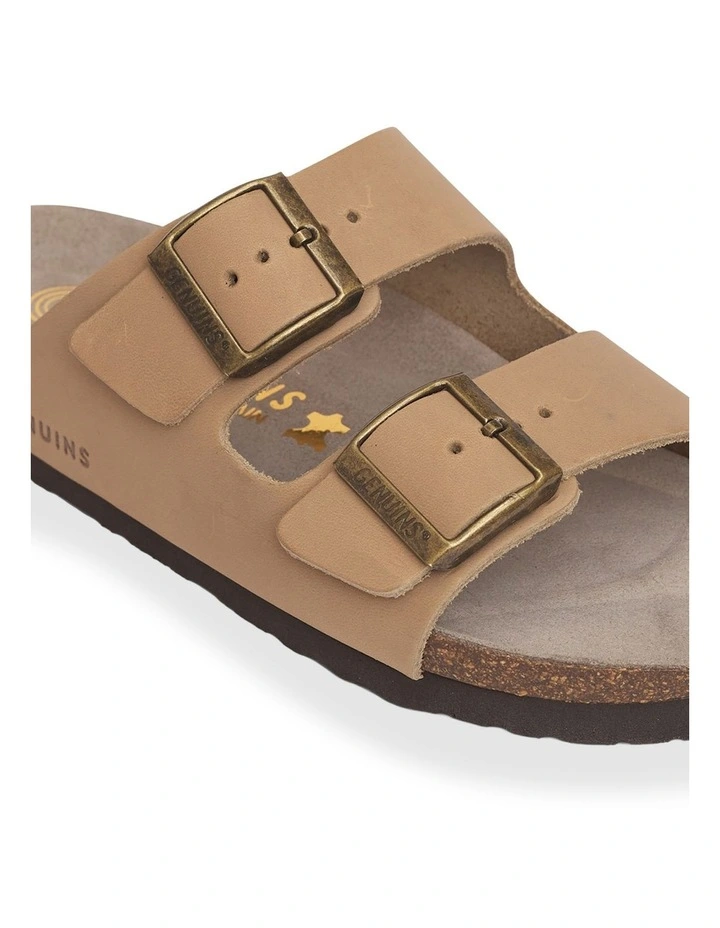 Hawaii Oiled Leather Slides in Tobacco image 4