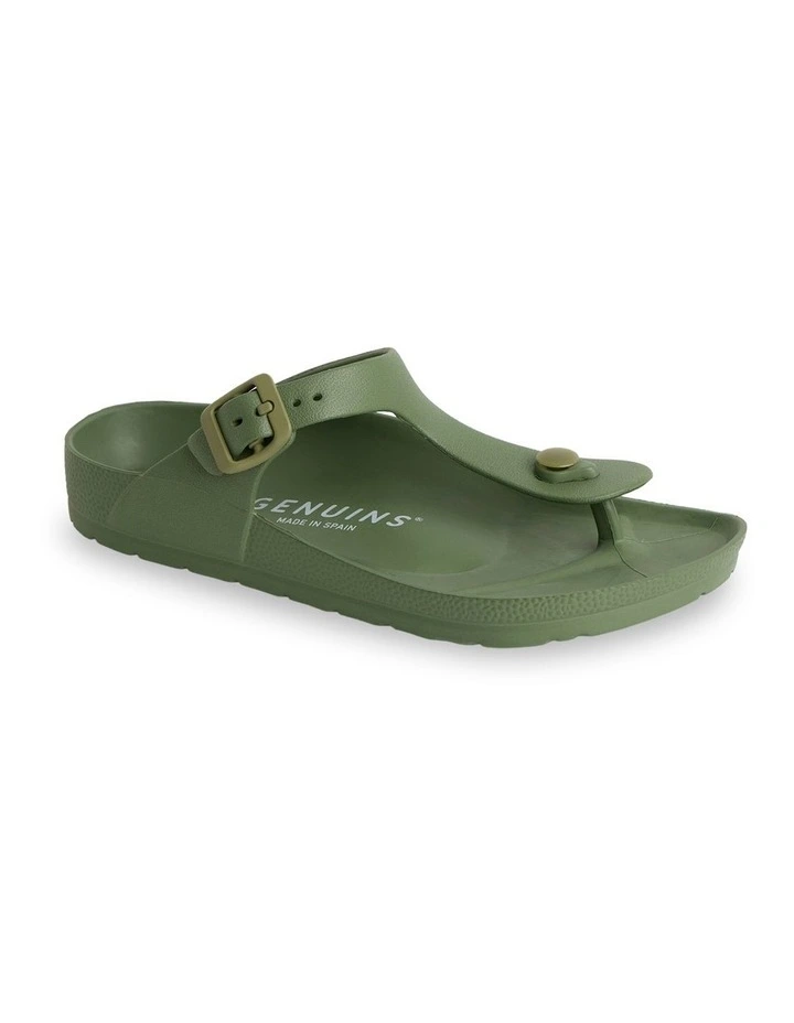 Menorca Thongs in Khaki image 1