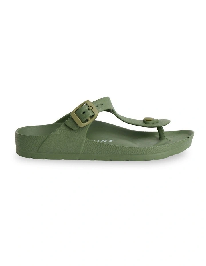 Menorca Thongs in Khaki image 3
