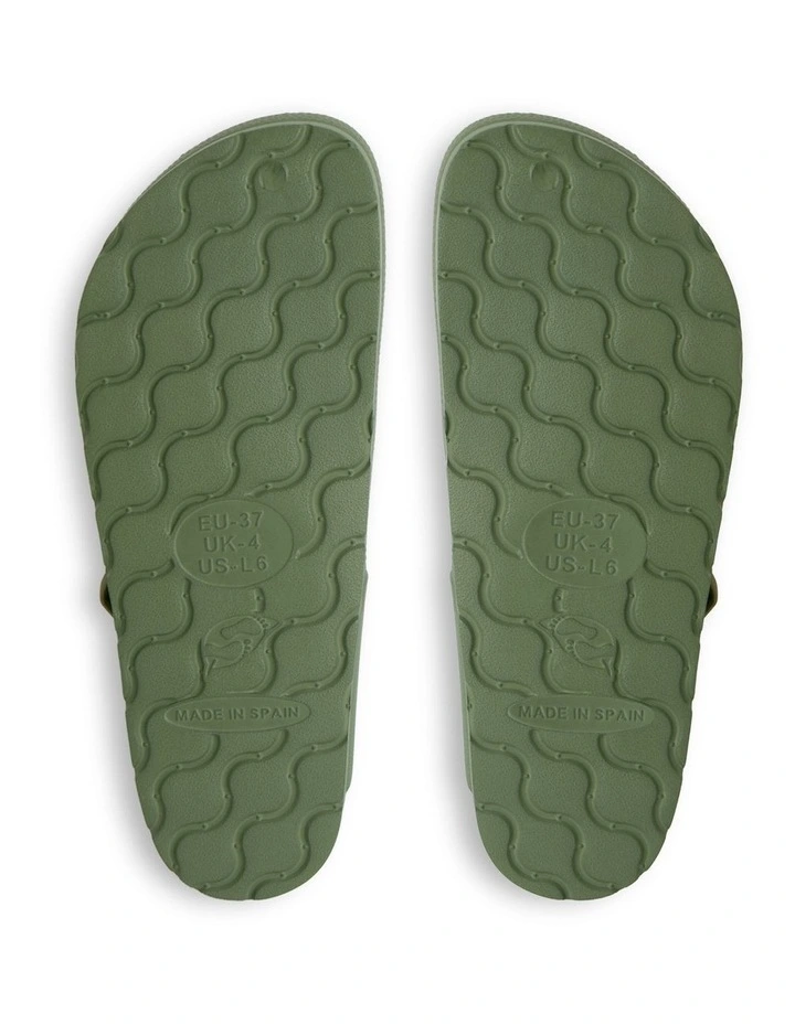 Menorca Thongs in Khaki image 5