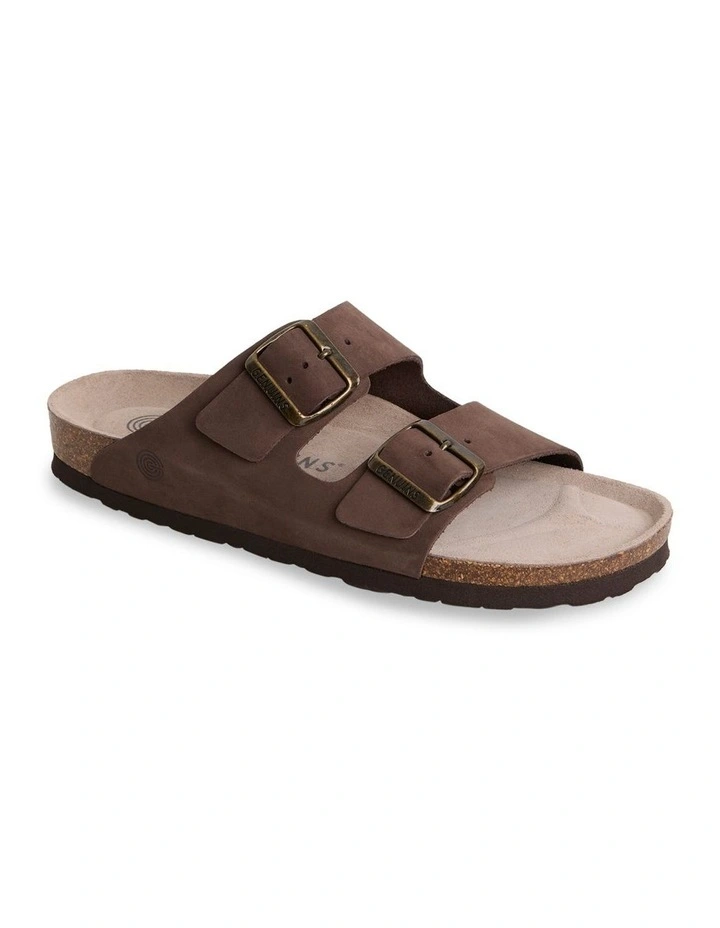 Hawaii Nubuck Slides in Brown image 1