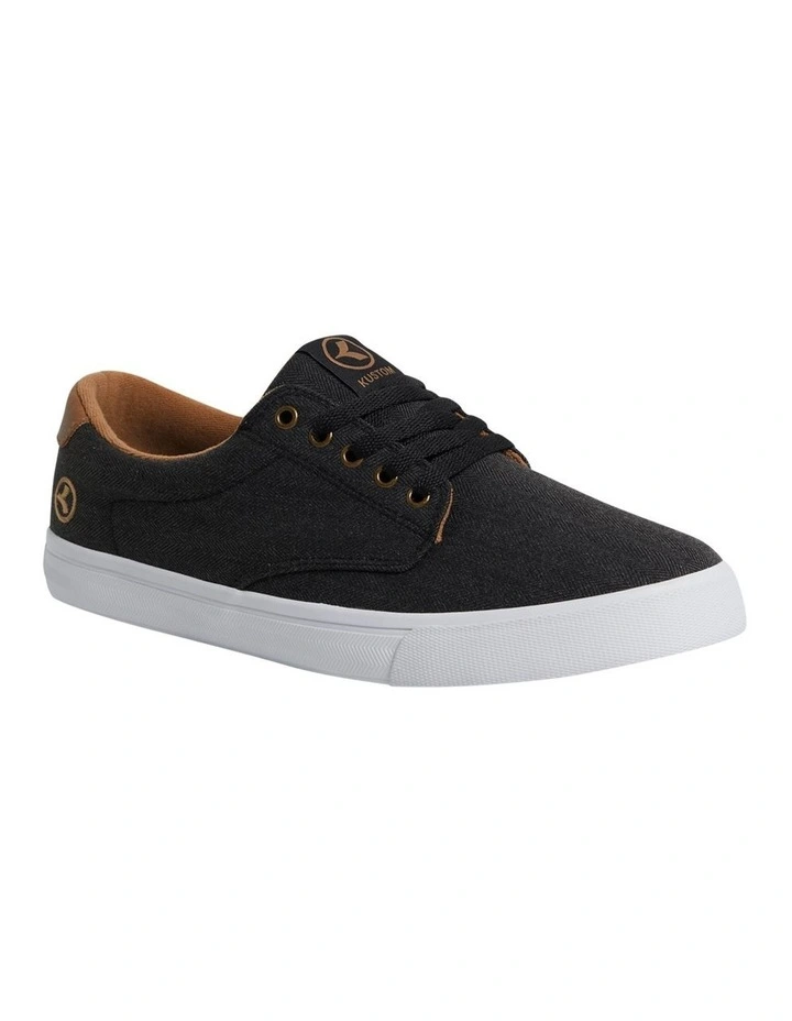 Asmus Sneakers In Black Herring image 1