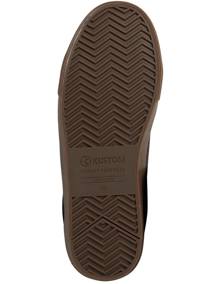 Finetime Classic Sneakers In Choc image 6