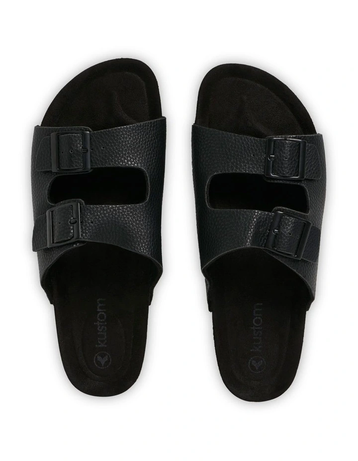 Duo Slides in Black image 5