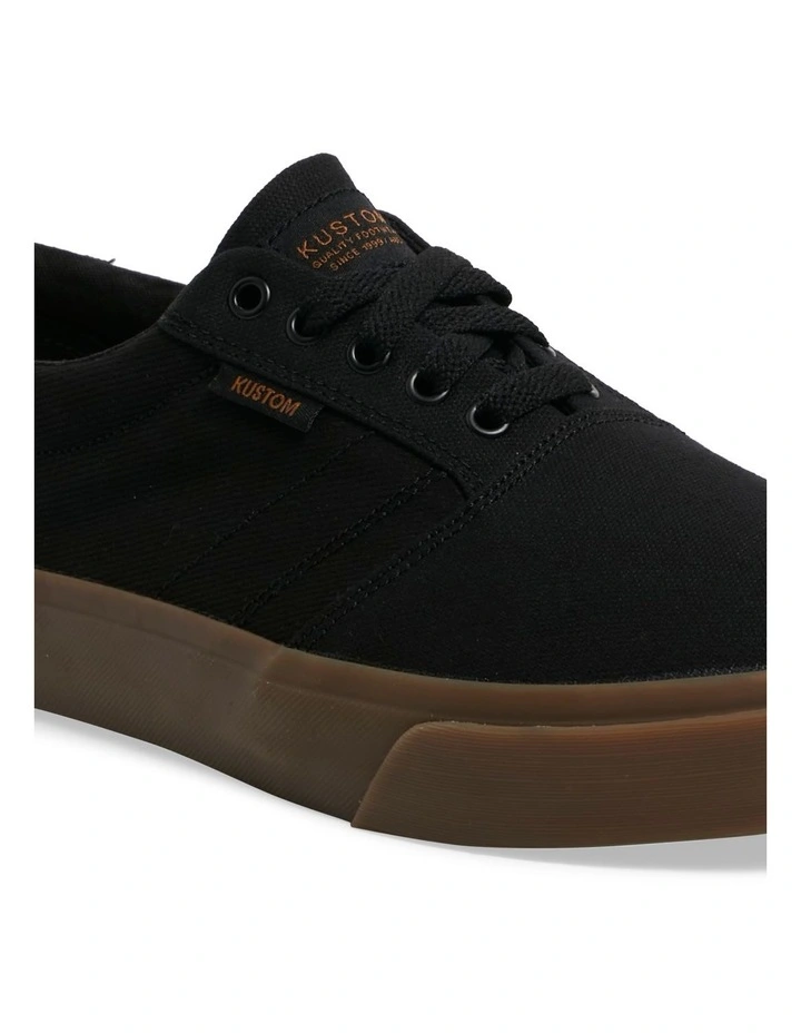 Central Wide Sneakers in Black Gum image 4