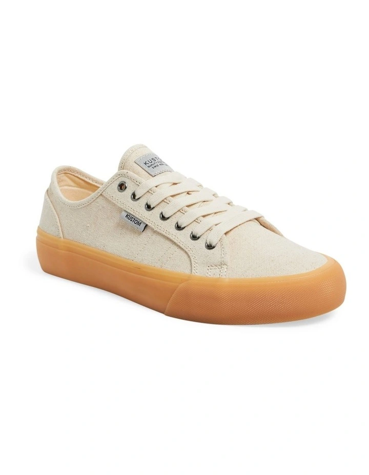 World-Wide Lo Sneakers in Beige image 1