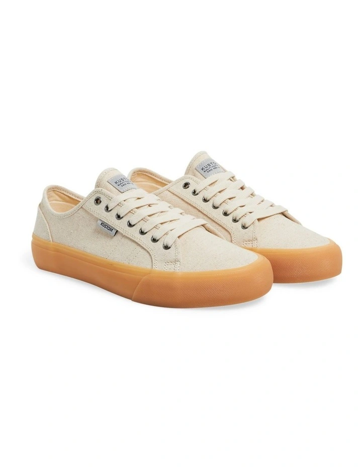 World-Wide Lo Sneakers in Beige image 4