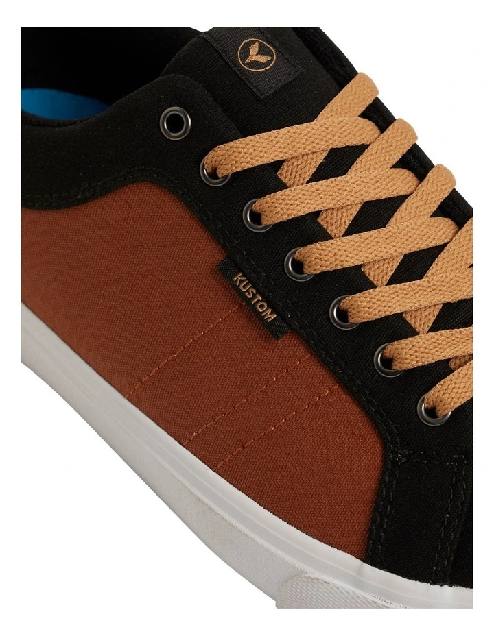 Finetime Classic Sneakers in Black image 5