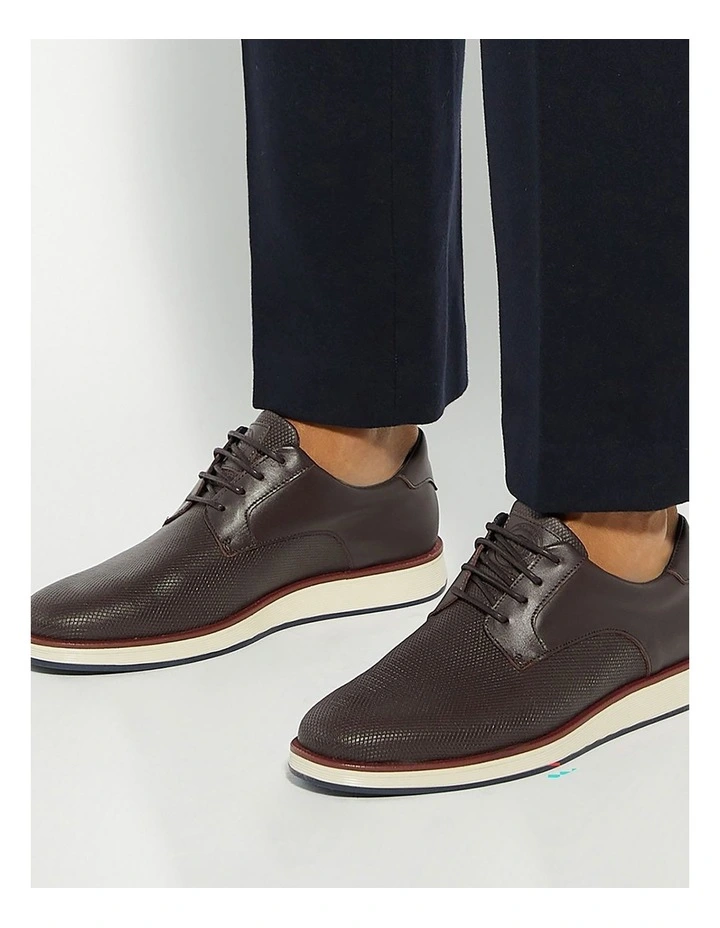 Bow Lace-Up Shoe in Brown image 2