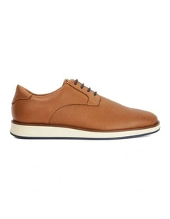 Bow Lace-Up Shoe in Tan
