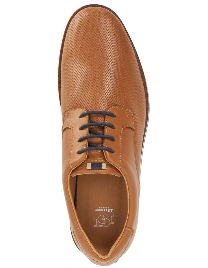 Bow Lace-Up Shoe in Tan image 4
