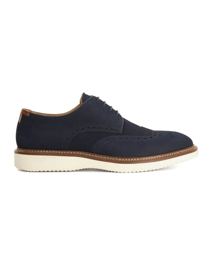 Benidictus Lace-Up Shoe in Navy image 1