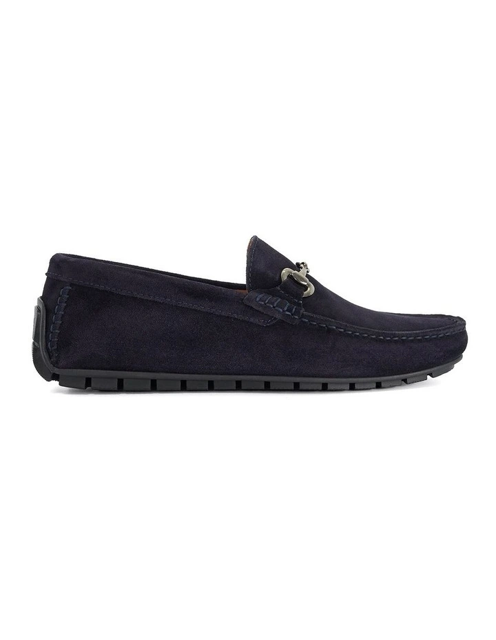 Brackon Moccasion Loafers in Navy image 1