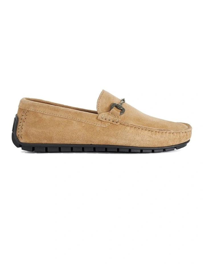 Brackon Suede Loafer in Taupe image 1