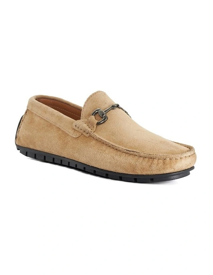 Brackon Suede Loafer in Taupe image 3