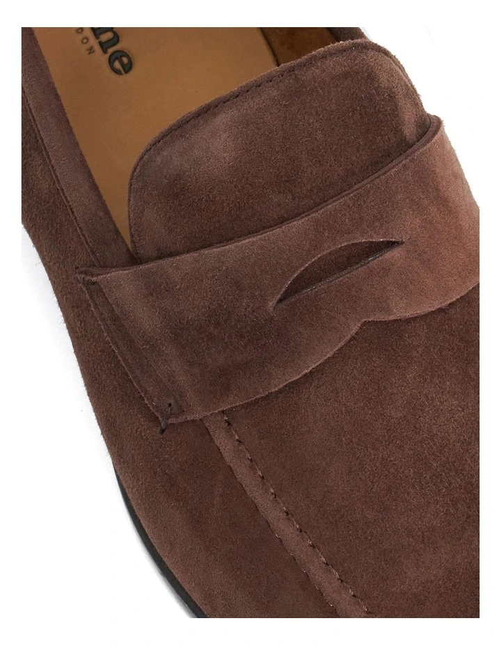 Barclays Suede Loafer in Brown image 6