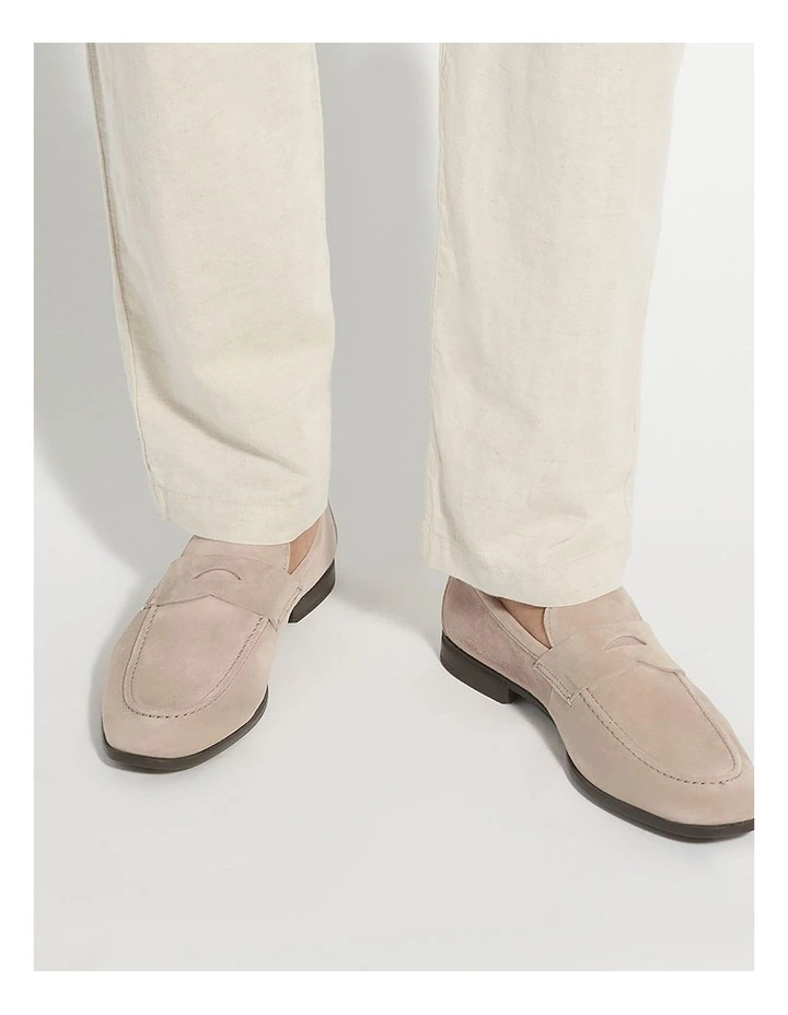 Barclays Suede Loafer In Sand image 2