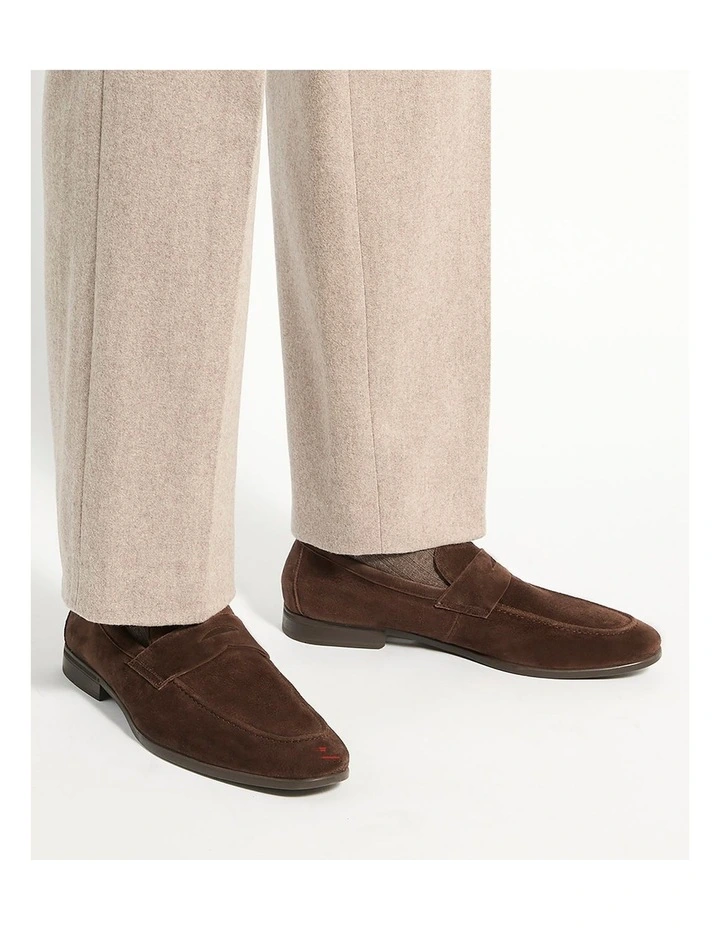 Barclays Loafer In Dark Brown image 2
