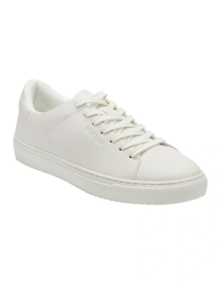 Javon Lace Up Sneaker in White image 2