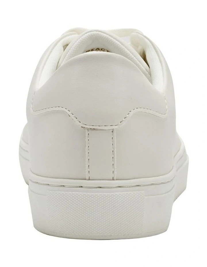 Javon Lace Up Sneaker in White image 3
