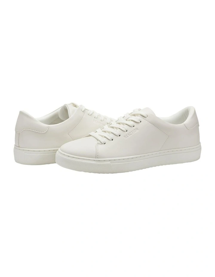 Javon Lace Up Sneaker in White image 5