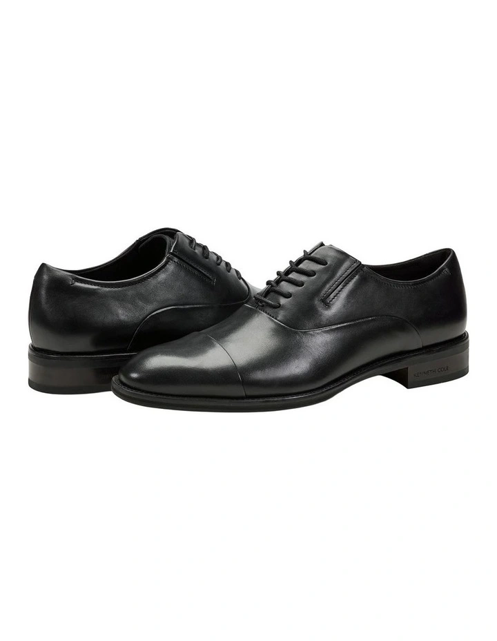 Tully Cap Toe Oxford in Black image 4