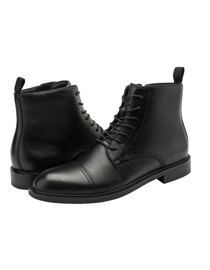 Lowen Combat Boot in Black image 3