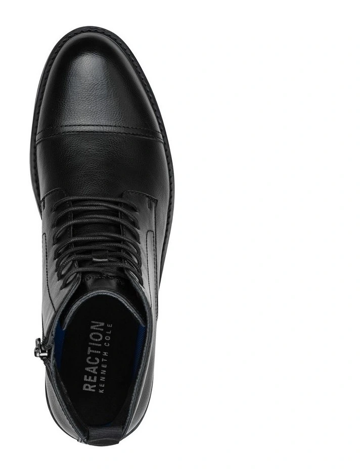 Lowen Combat Boot in Black image 4