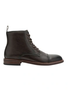 Lowen Combat Boot in Brown