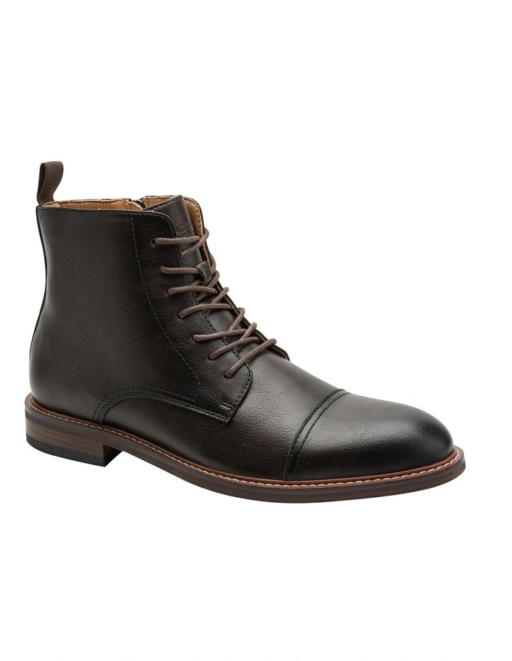 Lowen Combat Boot in Brown image 2
