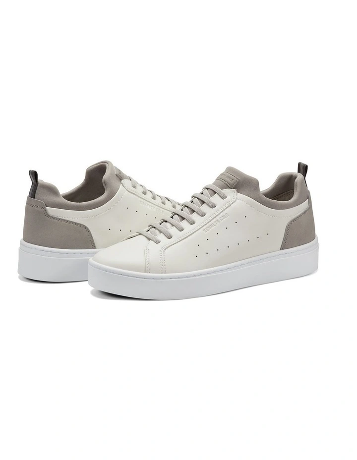 Nevel Casual Sneaker in White image 3