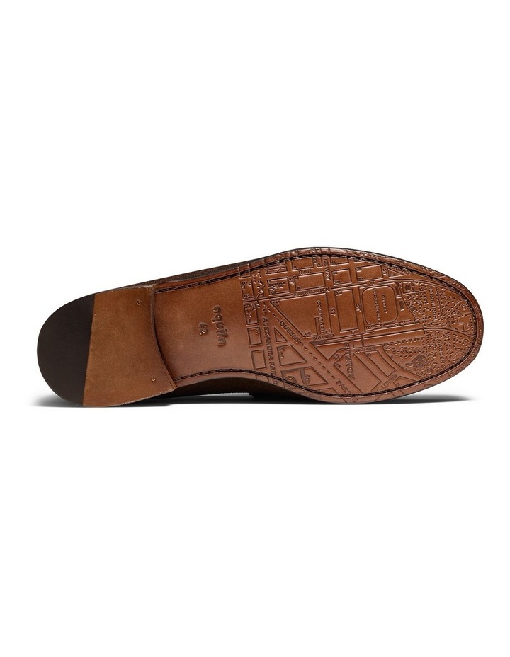 Napier Suede Penny Loafers in Chocolate image 3