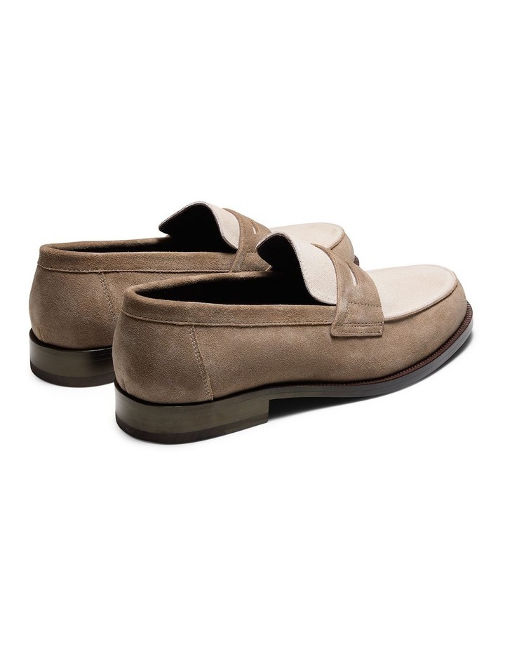 Dartmouth Suede Loafers in Taupe image 5