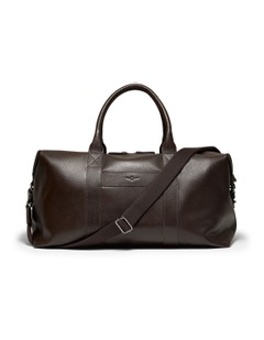 Montoro Leather Weekender Bag in Brown