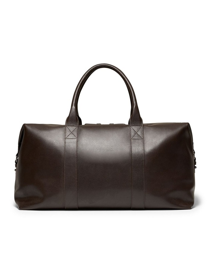 Montoro Leather Weekender Bag in Brown image 5