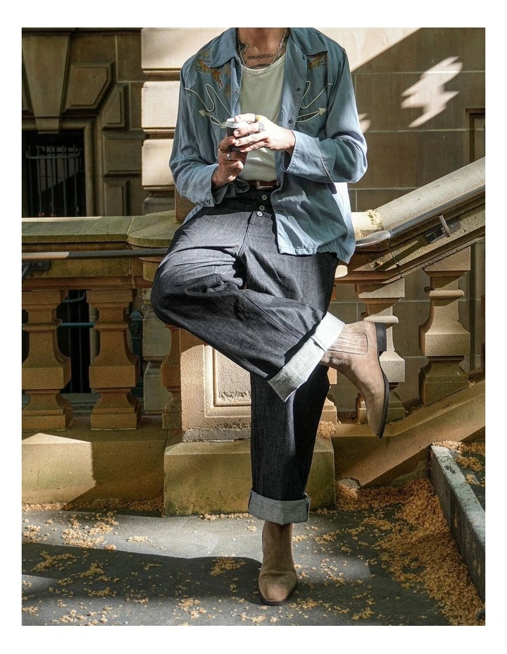 Lexington Suede Chelsea Boots in Brown image 2