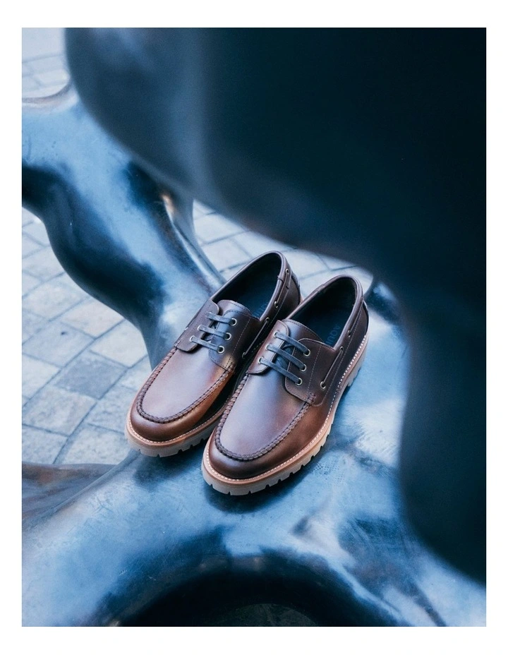 Ark Boat Shoes in Brown image 2